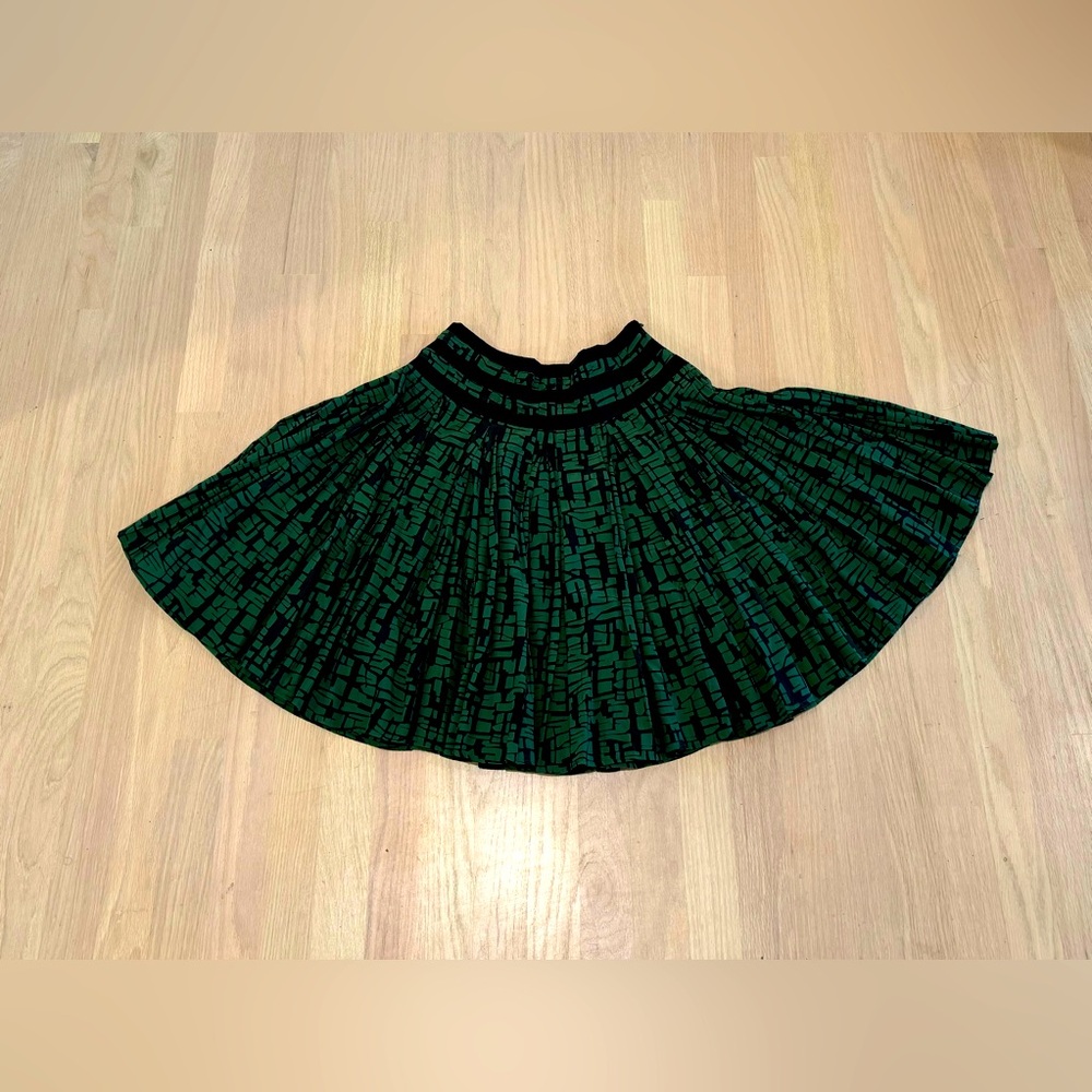 French connection mini skirt, silk/cotton